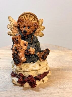 “Angelica...The Guardian" trinket box figurine